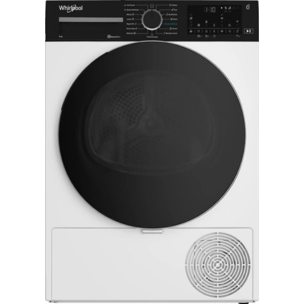 Фото - Комплект техники Whirlpool Стиральная машина с фронтальной загрузкой + Сушильная машина Whirlpool WAM 87WBC UA + WP B8X WBS UA